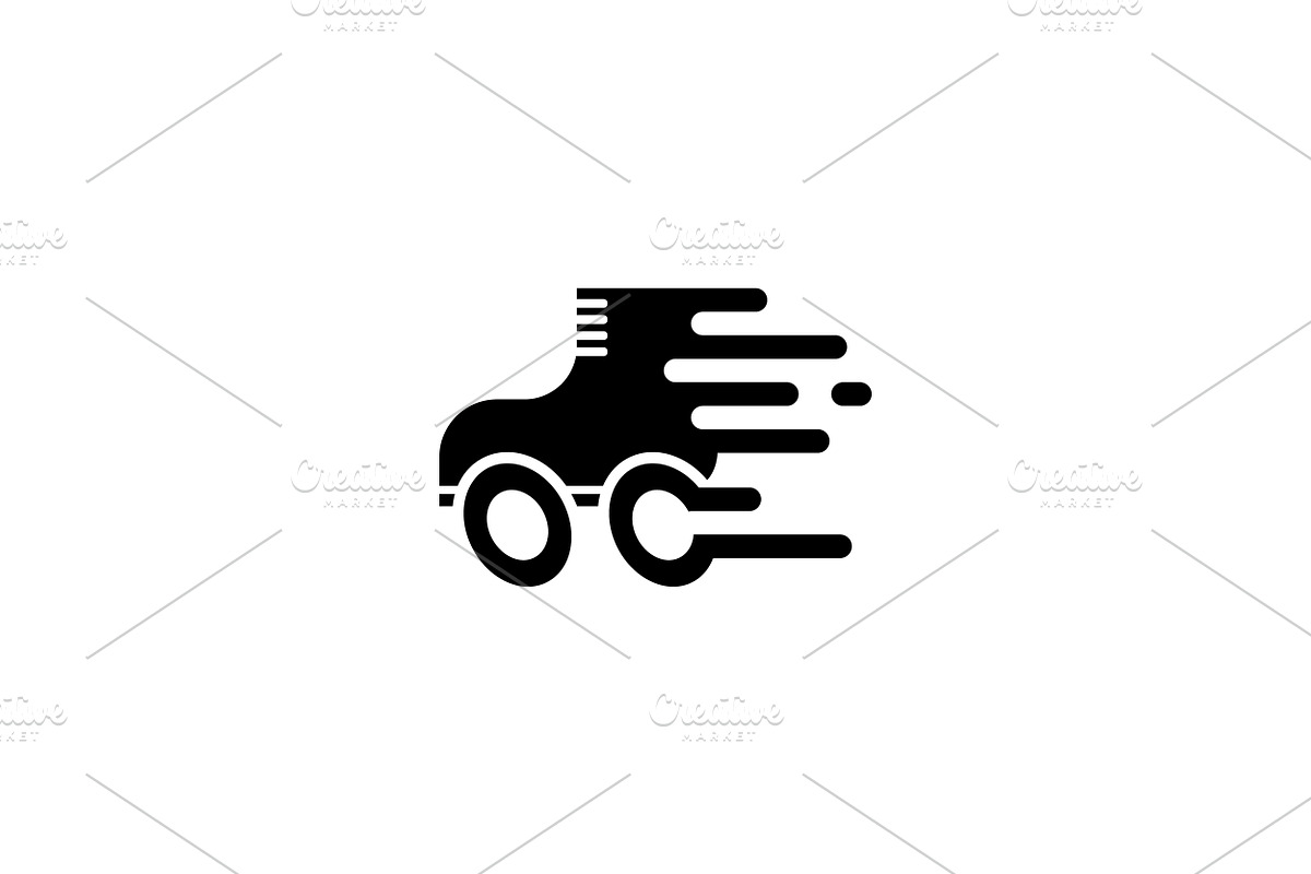 Delivery with roller skating logo, an Object Graphic by nicemorning (Photo 2 of 2)