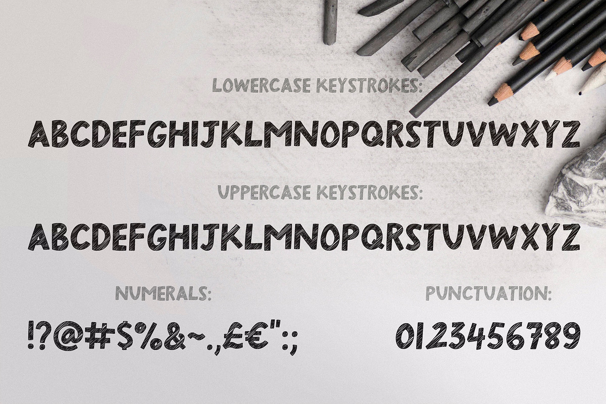 Sans serif SVG font Koni, a Sans Serif Font by Anastasia Cuza (Photo 9 of 11)