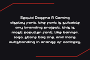 Sequid Dogena - Gaming Font, a Sans Serif Font by Iqsiart Studio (Thumbnail 2 of 6)
