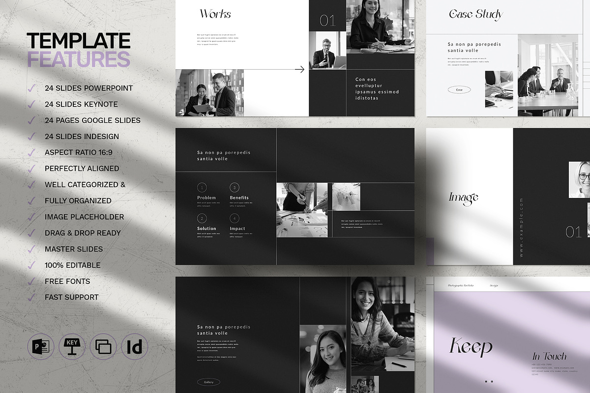 Portfolio Template, a Presentation Template by White Graphic (Photo 2 of 7)