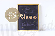White and Gold Photo Frame F176, a Print Template by UpStyled (Thumbnail 5 of 5)