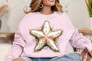 Whimsical Summer Starfish Clipart, an Illustration by Canvas Craft (Thumbnail 4 of 7)