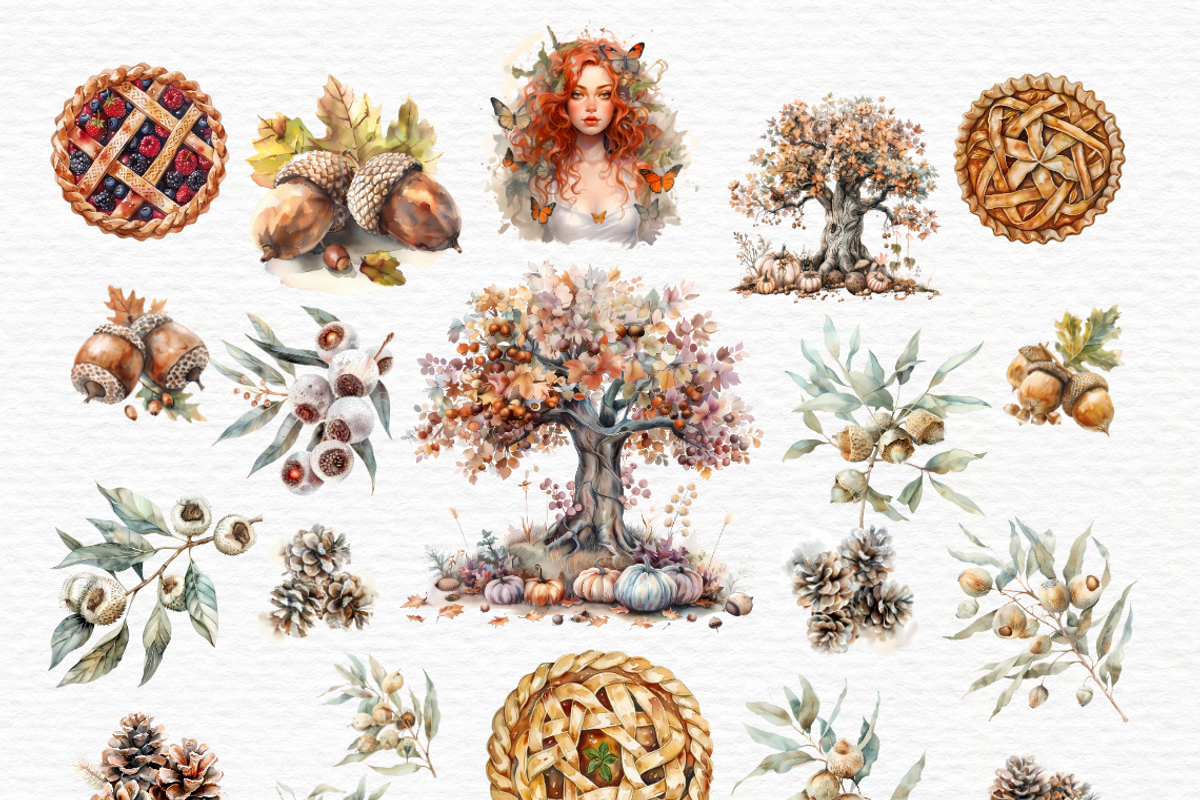 Mabon clipart Wiccan, Litha, Pagan, a Seasonal Illustration by Invite ...