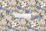 Elegant Botanical Floral Pattern, a Pattern Graphic by likorbut (Thumbnail 9 of 14)