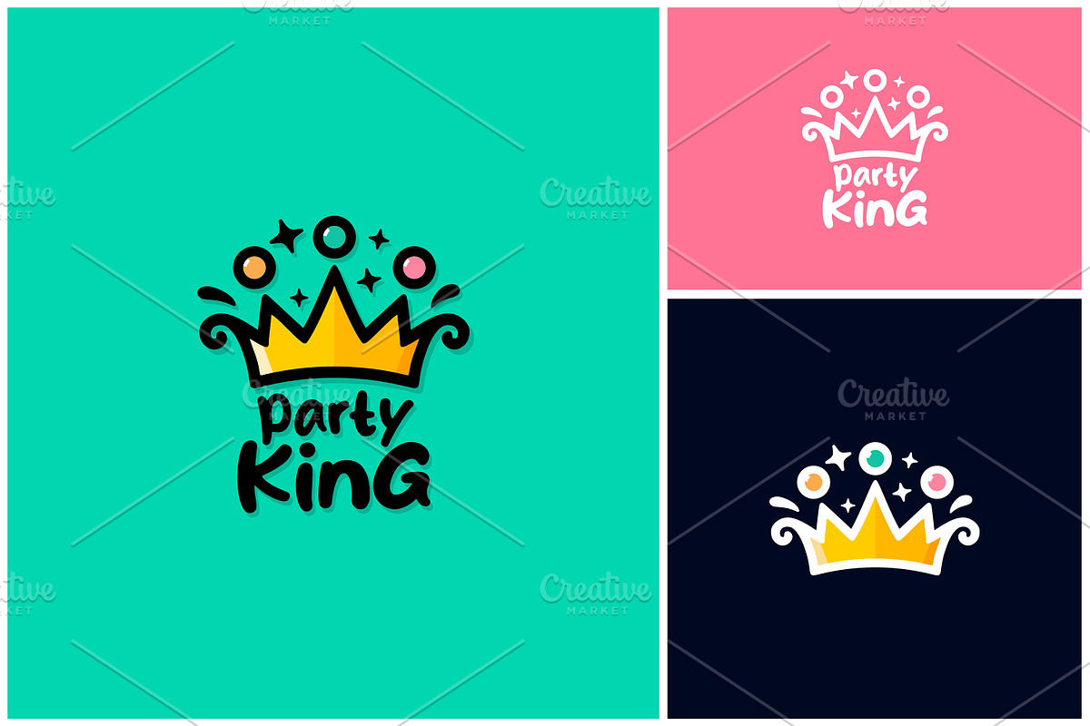Colorful Crown Queen King Game Logo, a Branding & Logo Template by Enola99d (Photo 3 of 3)