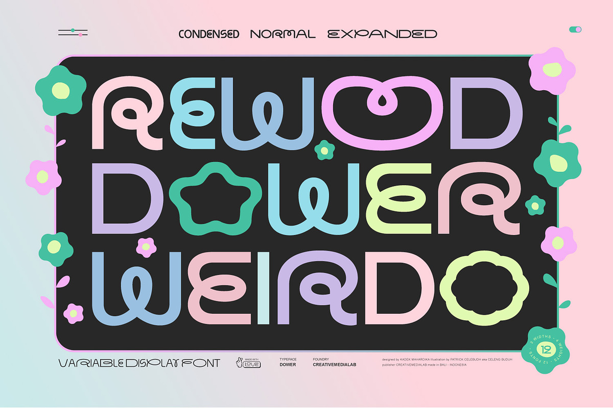 Dower - Playful display font, a Sans Serif Font by creativemedialab (Photo 1 of 10)