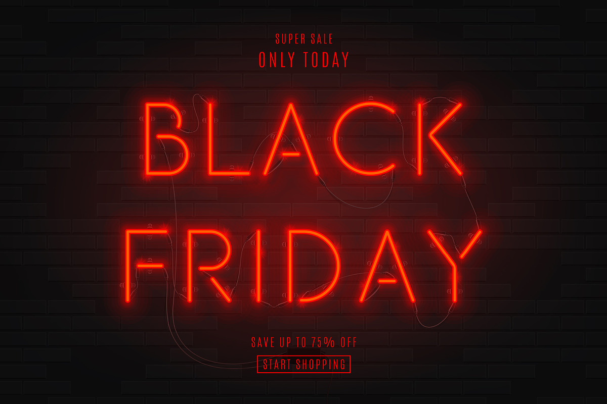 Night Neon SVG Font - Red preview 4