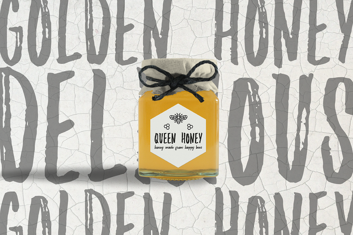 Sanderling Textured Font, a Script Font by Lettering Supply Co. (Photo 13 of 17)