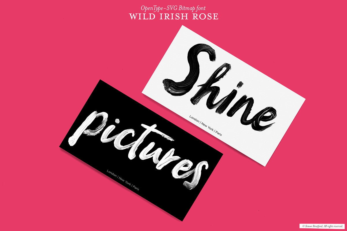 Script font Wild Irish Rose preview 5