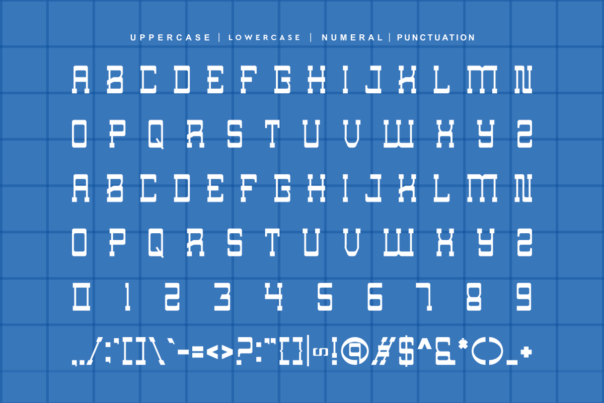 Niphone - Retro Font, a Slab Serif Font by QR Design Studio (Photo 5 of 7)