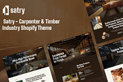 Satry Woodworking Shopify Theme, a Shopify Template by apollotheme (Thumbnail 1 of 2)