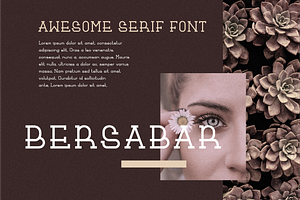 Bersabar Serif Font