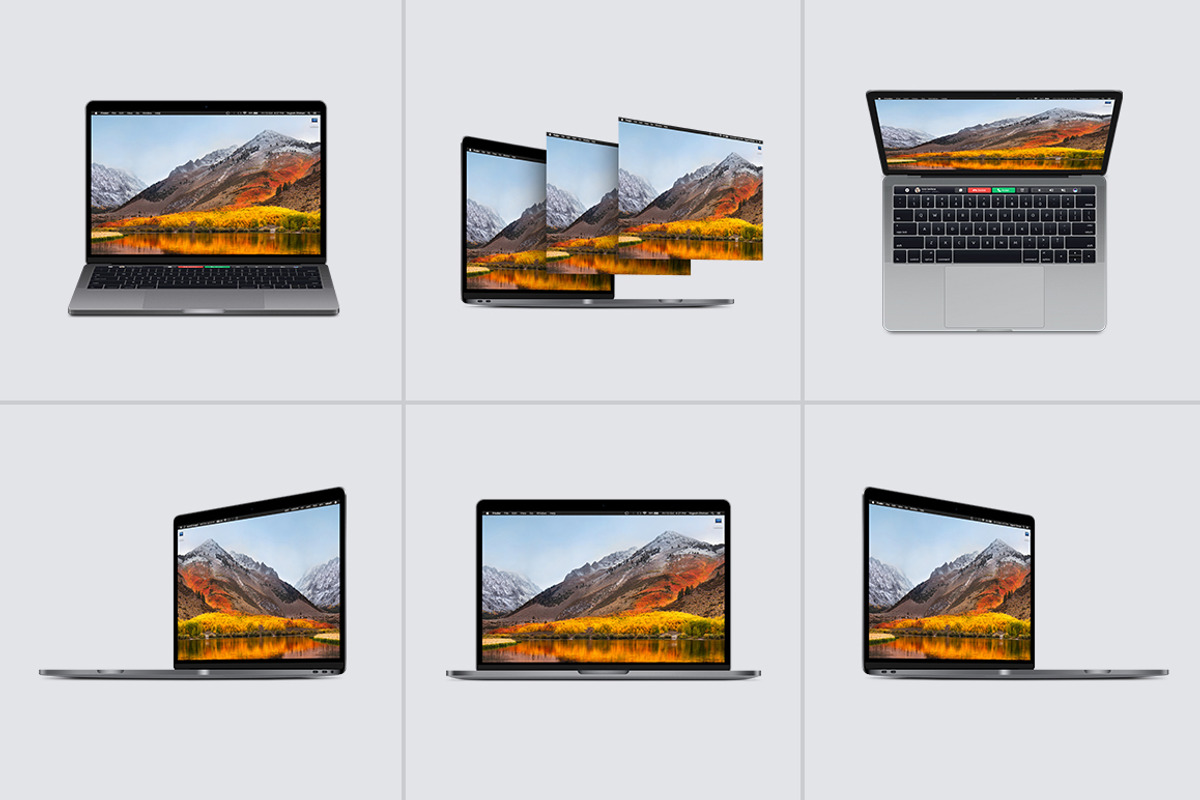 MacBook Pro Mockups, a Mac Mockup by ydlabs (Photo 4 of 7)
