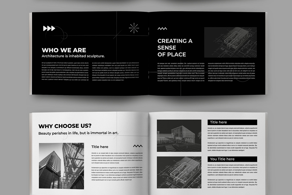 Architecture Portfolio Template, a Magazine Template by ContestDesign (Photo 3 of 5)
