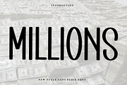 Millions, a Script Font by FreshTypeINK (Thumbnail 1 of 6)