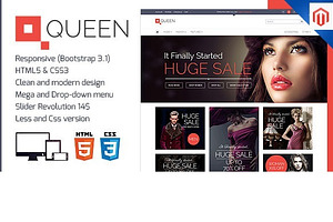 Queen - Magento Responsive Tempalate