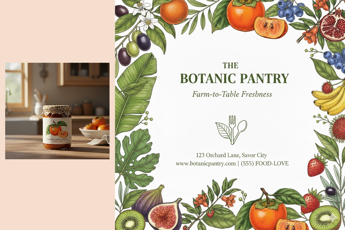 Botanical Fruit Illustration Bundle, a Food Illustration by 3d_model_tifotizi (Photo 2 of 6)