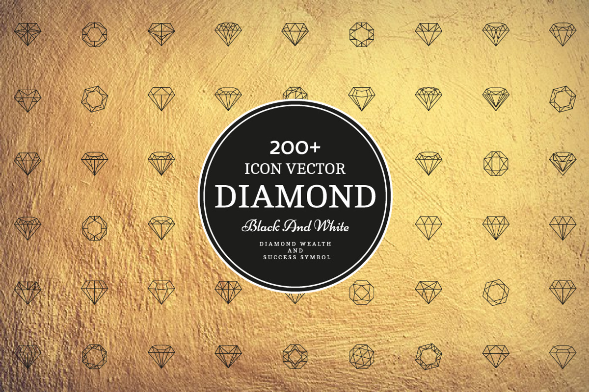 Set of vector icons of diamonds., an Icon by Nomber_86 (Photo 1 of 5)