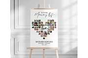 Funeral Heart Collage Templates, a Stationery Template by Coral Beauty (Thumbnail 3 of 5)