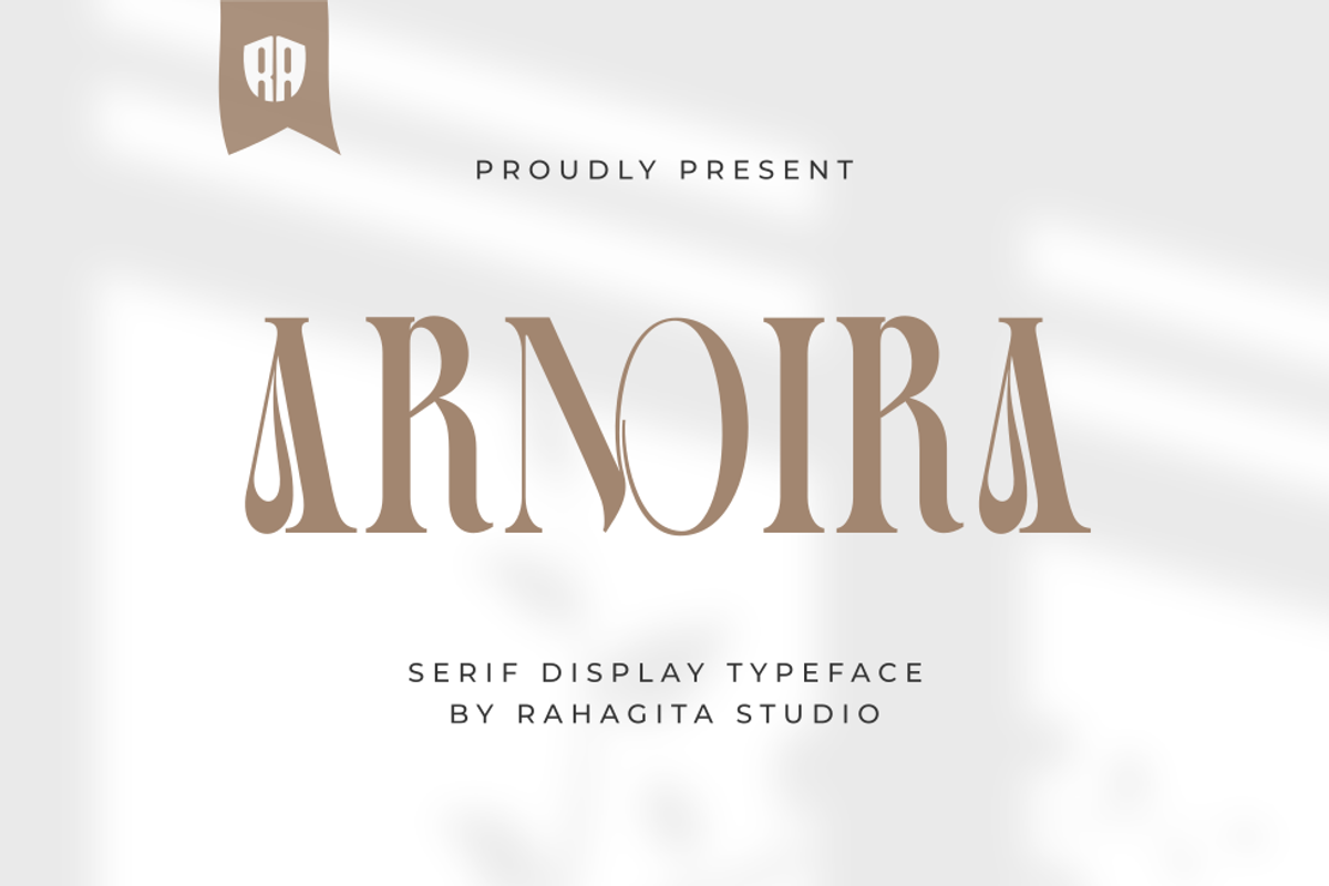 Arnoira, a Serif Font by Rahagita Studio (Photo 1 of 11)