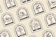 Groovy Hearts, an Object Illustration by Briddy (Thumbnail 2 of 7)