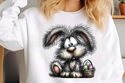 Watercolor easter bunny clipart, an Illustration by SinaCreation (Thumbnail 10 of 11)