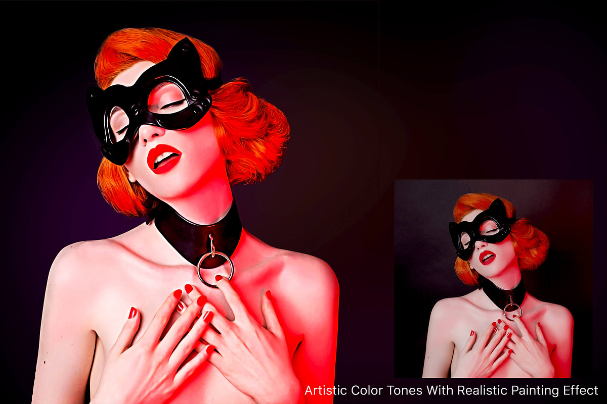 Artistic Painting Effect – Photoshop, an Action Add-On by Krystal Designs Co. (Photo 3 of 8)