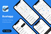 City Bus BookingApp Bustapp, an UI Kit Template by Opus LabWorks (Thumbnail 1 of 7)