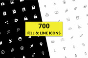Icons - 700 Various Icons, an Icon by DeepDesign (Thumbnail 1 of 3)