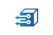 BlockChain Simple Logo for Business, a Branding & Logo Template by Logo Loom (Thumbnail 1 of 3)