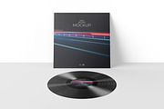 Vinyl Record Mockup 3, a Packaging Mockup by KIPET (Thumbnail 6 of 15)