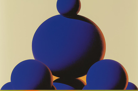 Retro-Futuristic Abstract Artwork, a Photo by Virgo Studio
