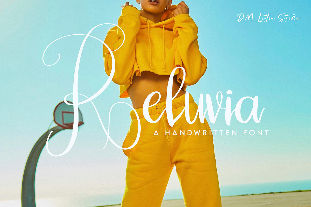 Reluvia, a Handwritten Font by Dm Studio (Photo 1 of 8)