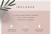 1, 2 and 3 Page Word Resume Template, a Resume Template by DemeDesign (Thumbnail 7 of 7)