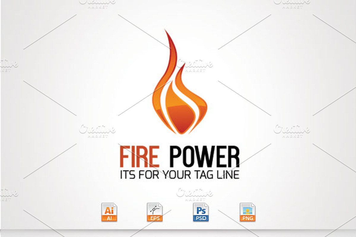 Fire Power, a Branding & Logo Template by stock6design