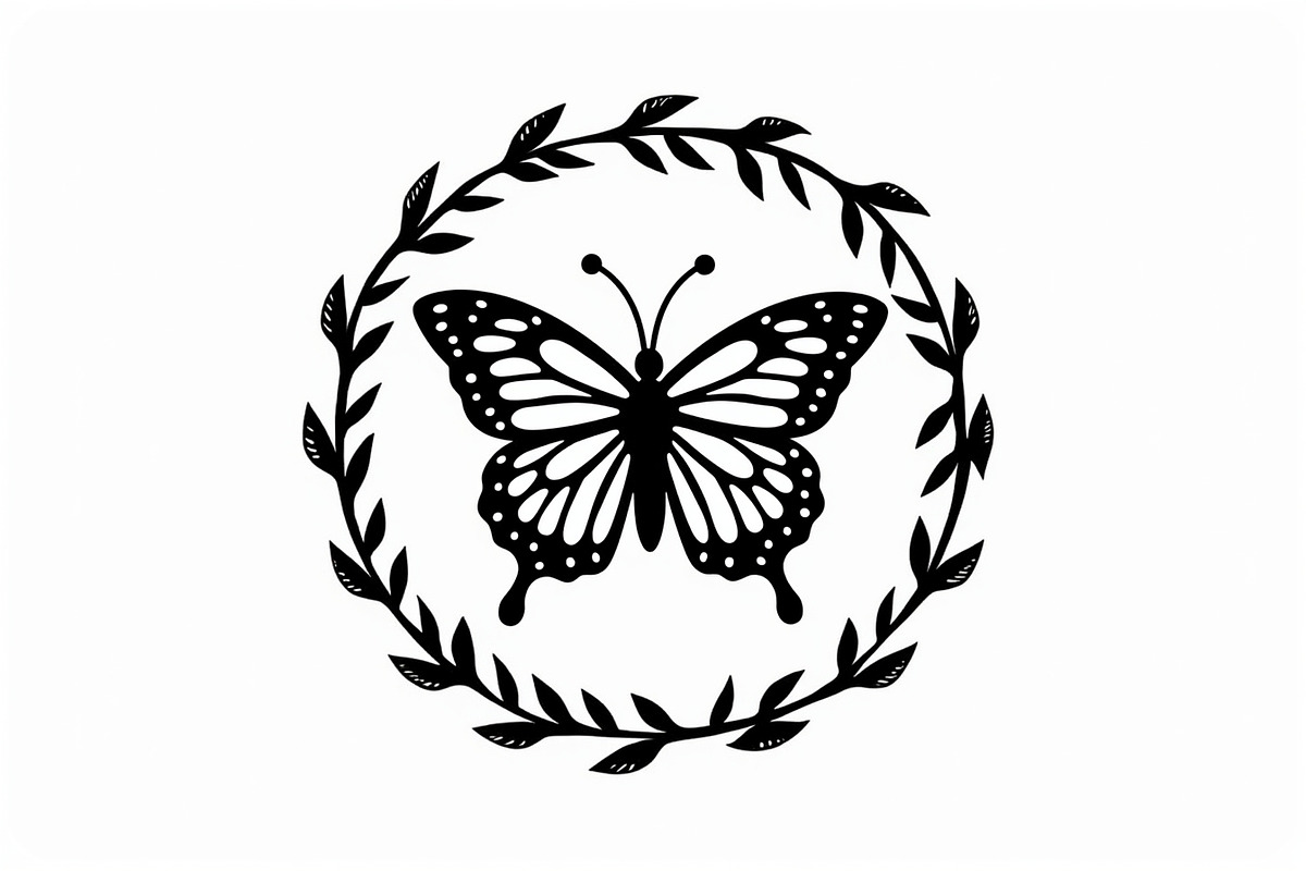 Elegant Butterfly Set, an Illustration by Gfx_Store (Photo 3 of 9)