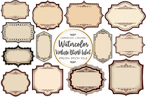 Vintage Blank Label Sublimation, an Illustration by OK Design