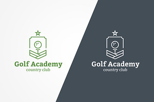 Golf Academy Logo Template