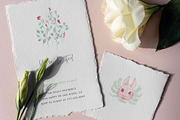 Happy Easter Spring Watercolor Set, an Animal Illustration by Flo Sacred Art (Thumbnail 9 of 9)