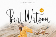 Bert Watson - Beauty Script, a Script Font by Letterhend Studio (Thumbnail 1 of 9)