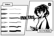 Manga and Anime Procreate Brushes, a Brush Add-On by brushapes.com (Thumbnail 4 of 12)