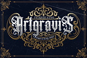 Artgravis Modern Blackletter, a Blackletter Font by dansdesign (Thumbnail 1 of 7)