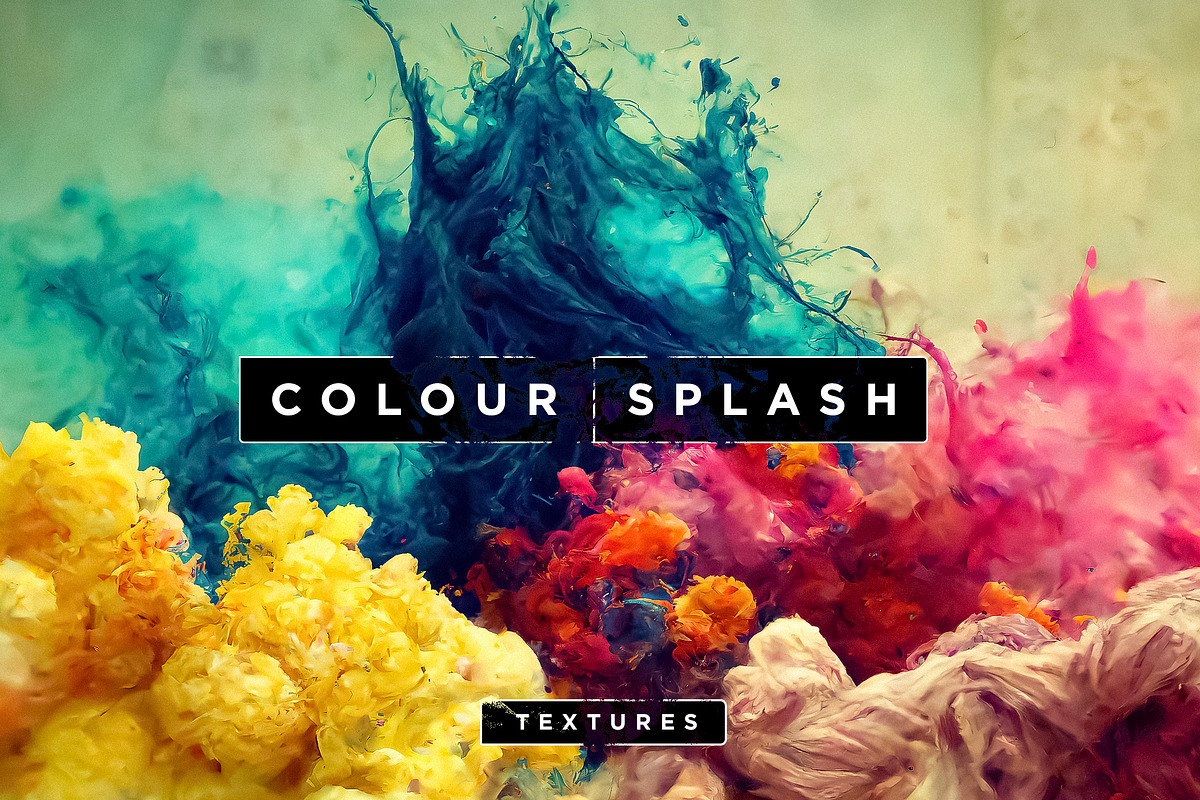Colour Splash Textures Pack, a Texture Graphic by Layerform Design Co.