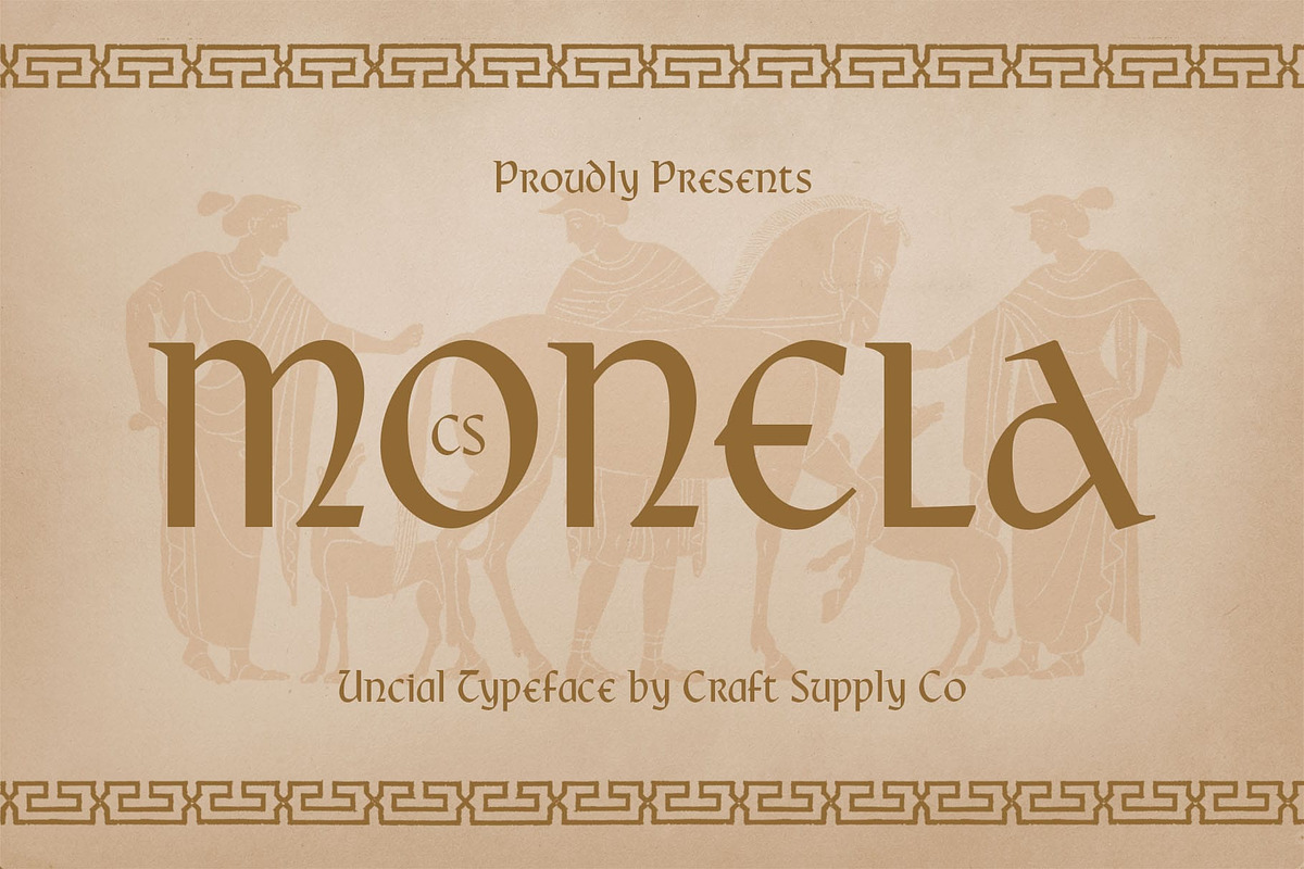 CS Monela – Uncial Font, a Serif Font by Craft Supply Co. (Photo 1 of 8)