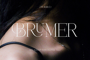Brumer | Modern Elegant Serif, a Serif Font by Typoraith Co