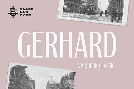 Gerhard: A Modern Classic Font