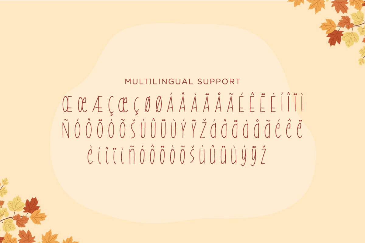 Fall Season - Handwritten Font, a Handwritten Font by Typefactoryco (Photo 4 of 9)