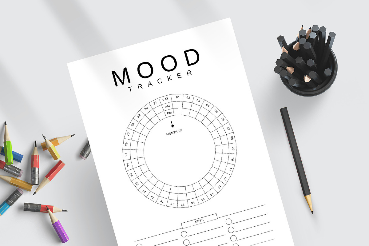 Canva Mood Tracker, a Stationery Template by Amit Debnath (Photo 8 of 8)