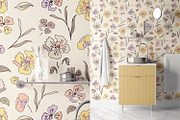 Garden Violets, a Pattern Graphic by MalyskaStudio (Thumbnail 3 of 13)