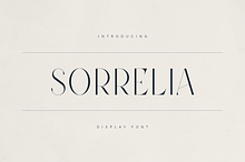 Sorrelia – Elegant Display Serif